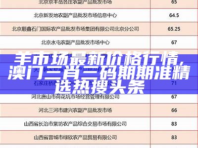 黑山羊价格行情2023年：那些“咩咩”叫的事儿, 88887777m管家婆开奖