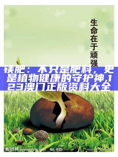 镁肥：不只是肥料，更是植物健康的守护神, 123澳门正版资料大全