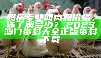 鸡病专业网肉鸡价格，你了解多少？, 2023澳门资料大全正版资料下载