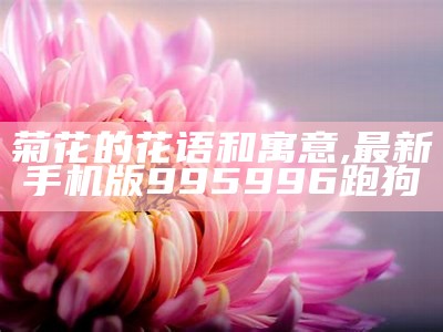 菊花的花语和寓意, 最新手机版995996跑狗