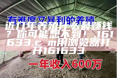 目前养殖什么最有前景？, 香港新彩10点30开奖号码