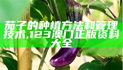 茄子的种植方法和管理技术, 123澳门正版资料大全