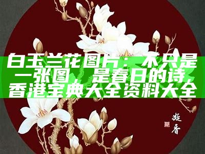 白玉兰花图片：不只是一张图，是春日的诗, 澳门资料库48kccm澳