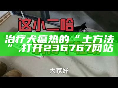 治疗犬瘟热的“土方法”, 打开236767网站