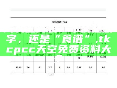 猪饲料配方常用饲料原料, 香港49码开奖走势图