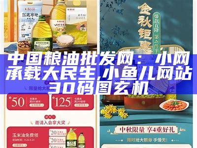 中国粮油批发网：小网承载大民生, 小鱼儿网站30码图玄机