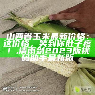 山西省玉米最新价格：这价格，笑到你肚子疼！, 清雨剑2023版挑码助手最新版