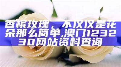 香槟玫瑰，不仅仅是花朵那么简单, 澳门123230网站资料查询