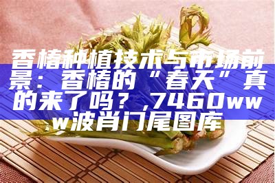 香椿种植技术与市场前景：香椿的“春天”真的来了吗？, 2023澳门开奖结果今天开什么