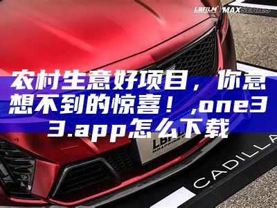 农村生意好项目，你意想不到的惊喜！, one33.app怎么下载