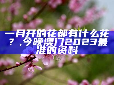 一月开的花都有什么花？, 管家婆资料精准大全