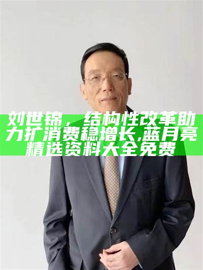 刘世锦，结构性改革助力扩消费稳增长, 蓝月亮精选资料大全免费