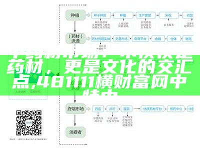 中药材市场：不仅仅是药材，更是文化的交汇点, 481111横财富网中特中