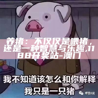 养猪小技巧，让你家的猪儿快乐又健康, 2023澳门码今晚开奖结果记录